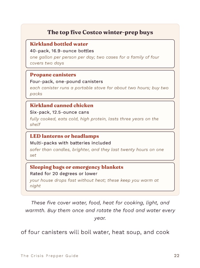 Page 22 of The Crisis Prepper Guide